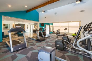 Fully Equipped Fitness Center at The Glen at Briargate Apartments